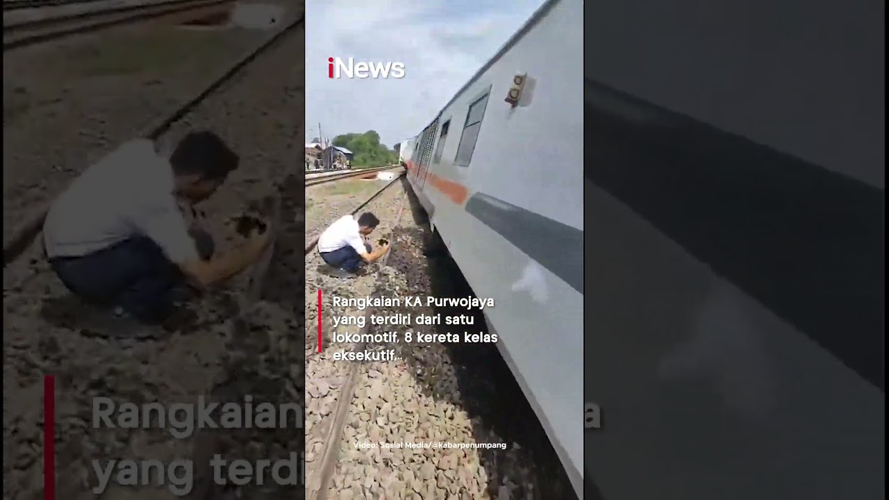 KA Purwojaya Anjlok di Bekasi, 2 Gerbong Kereta Keluar dari Rel