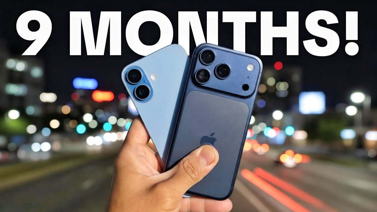 9 месяцев спустя &mdash; сравнение камер iPhone 17 и iPhone 17 Pro!