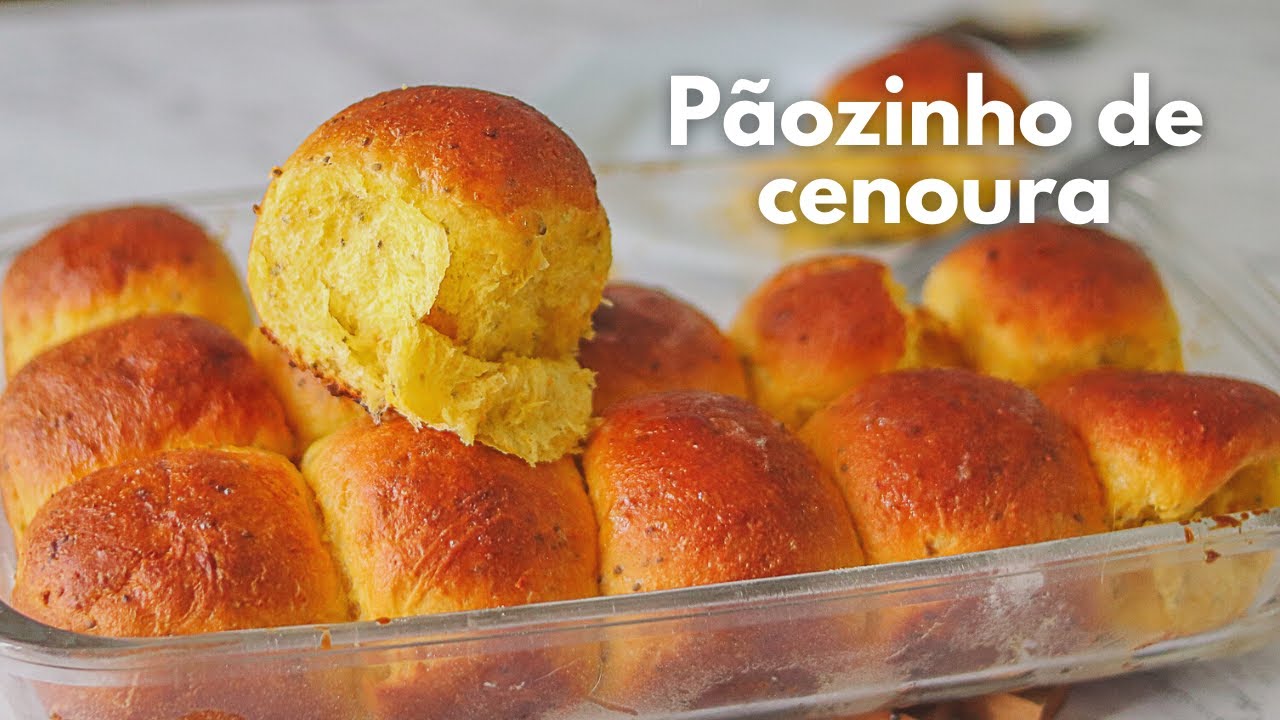 PÃOZINHO DE CENOURA SUPER MACIO || VOCÊ NUNCA VAI COMER UM IGUAL A ESSE | SERVE PRA TUDO