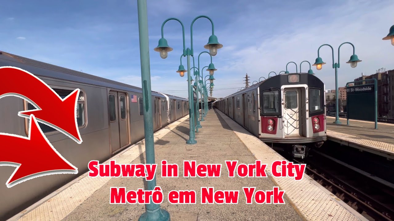 Subway in New York City. Metrô em New York. #youtubevideo #travel #trend #subway #viral #popular #fy