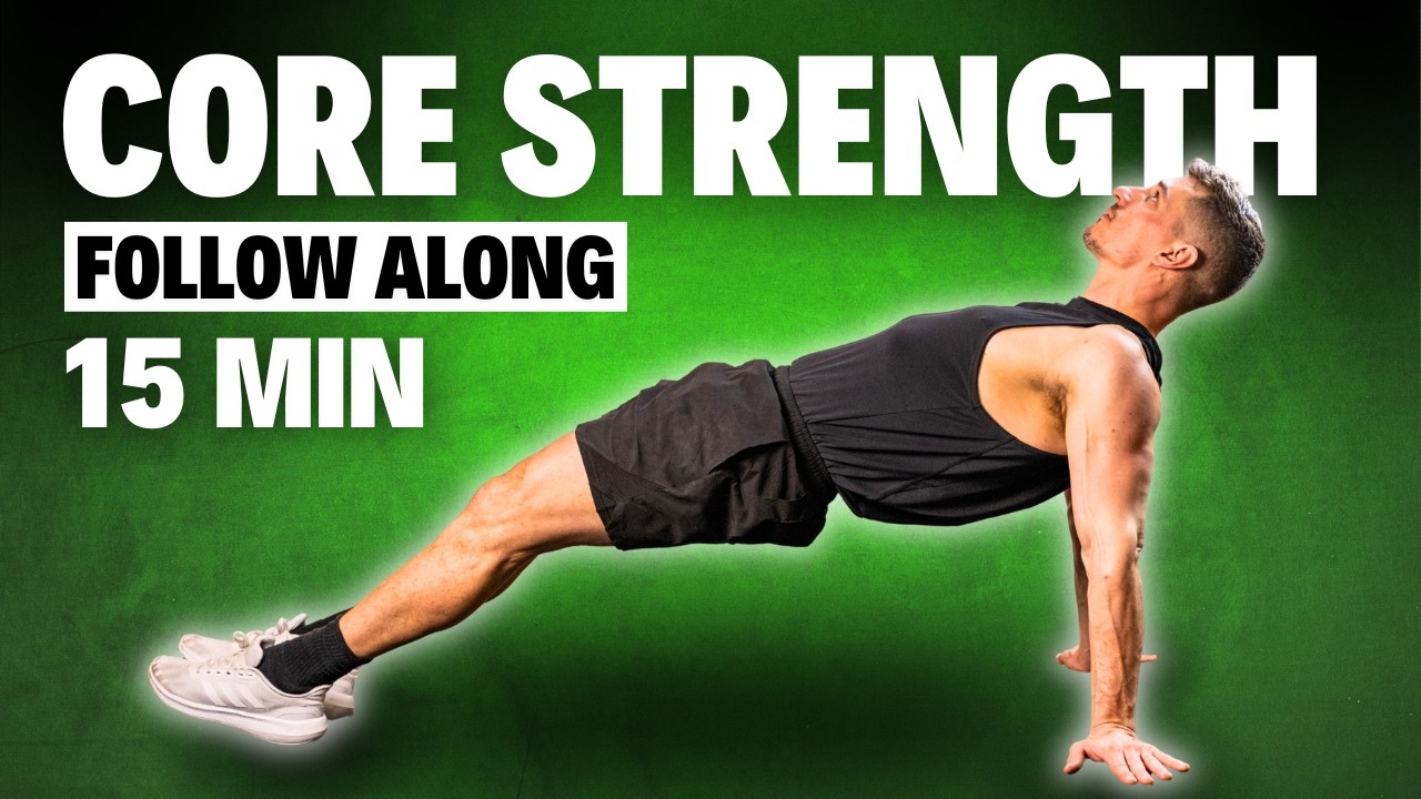 15 Minute Core Strength Workout at Home | No Equipment
