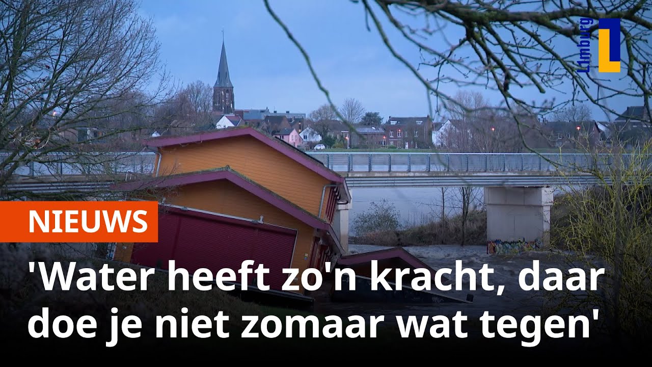 Maastrichtse woonboot losgeslagen en afgedreven tegen brug | 1Limburg