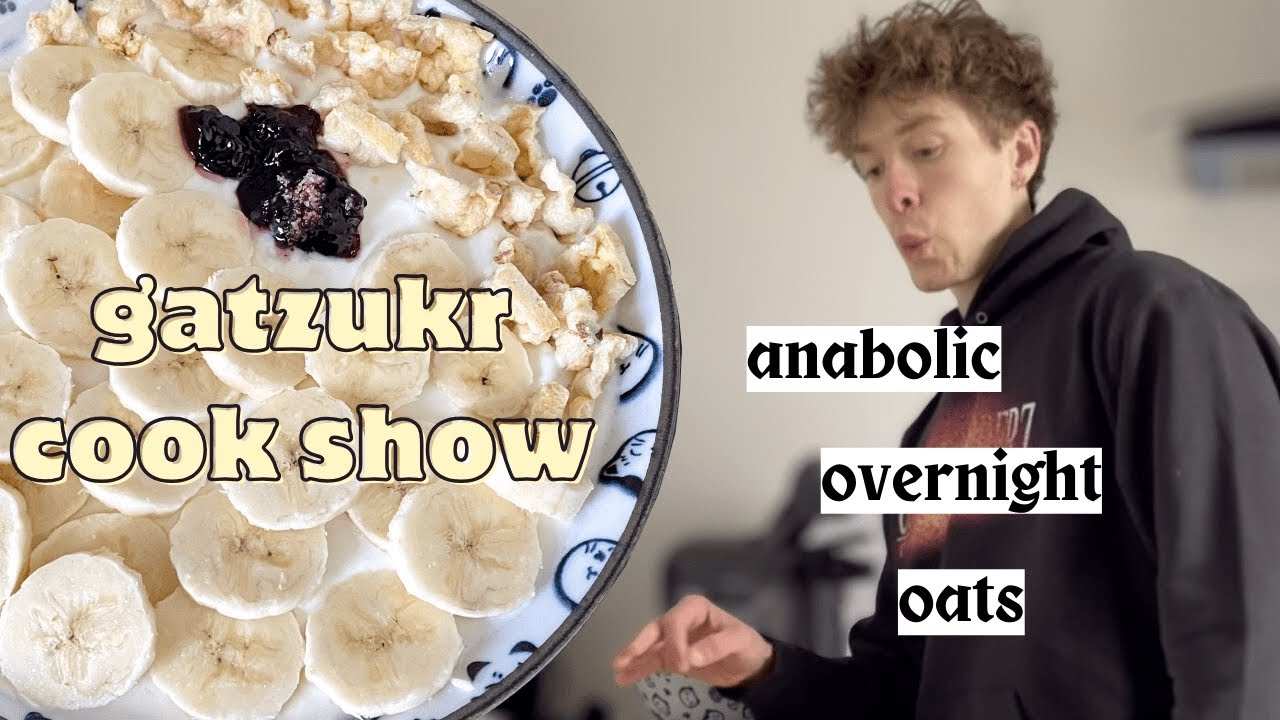mon porridge ANABOLIQUE pour sécher (Gatzukr Overnight Oats) - GATZUKR COOK SHOW