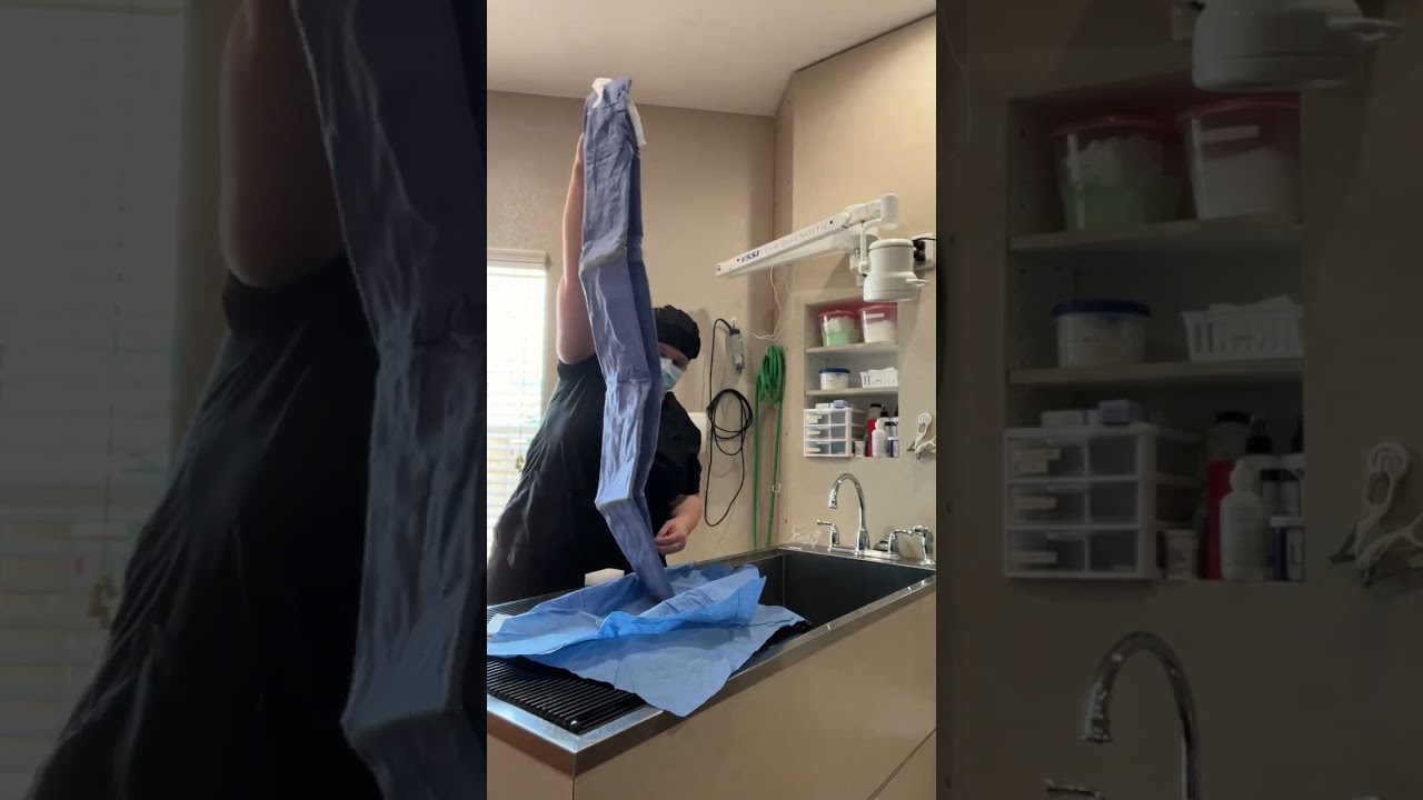 Penn Foster Vet Tech Skill 5 - Sterile Gowning