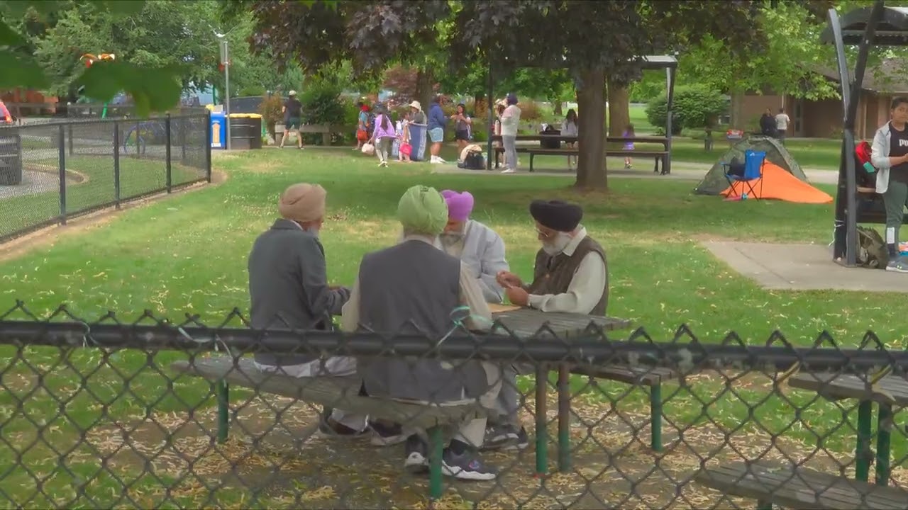 Unwin Park in Surrey, B.C, Canada