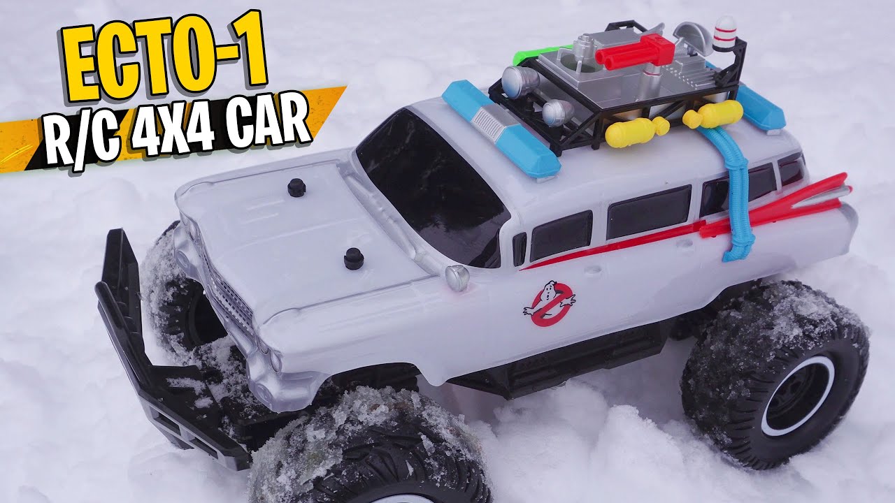 Ghostbusters Ecto-1 RC 4x4 toy car! | UNBOXING + TEST DRIVE!