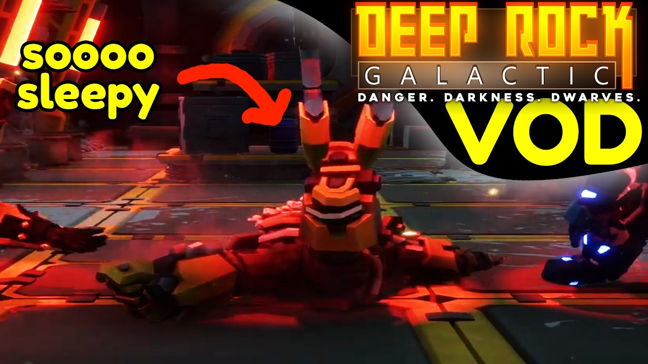 Eating the platforms just to see if they're made of cheese | Deep Rock Galactic