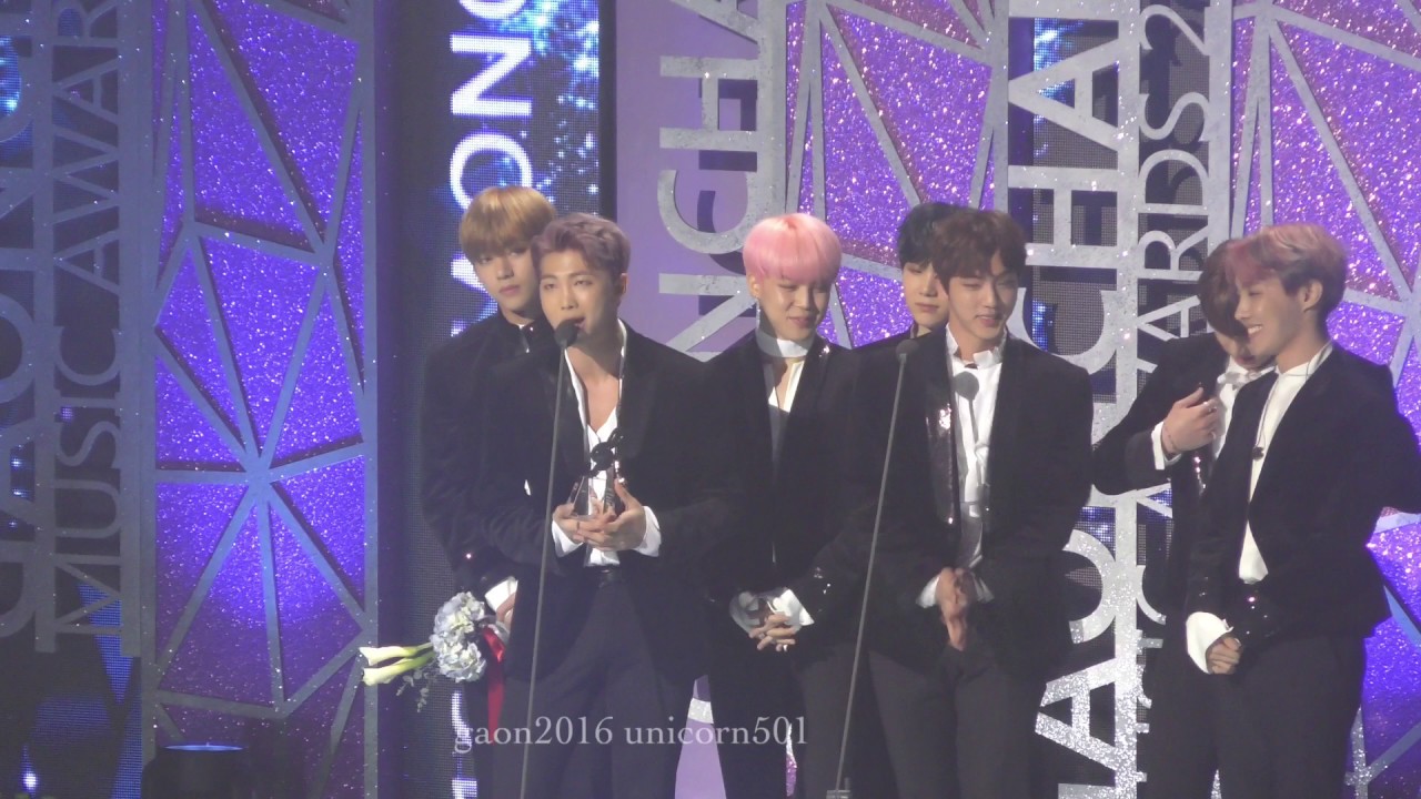 170222 GAON Chart AWARD BTS gaon chart 6th Album part 4th quarter
