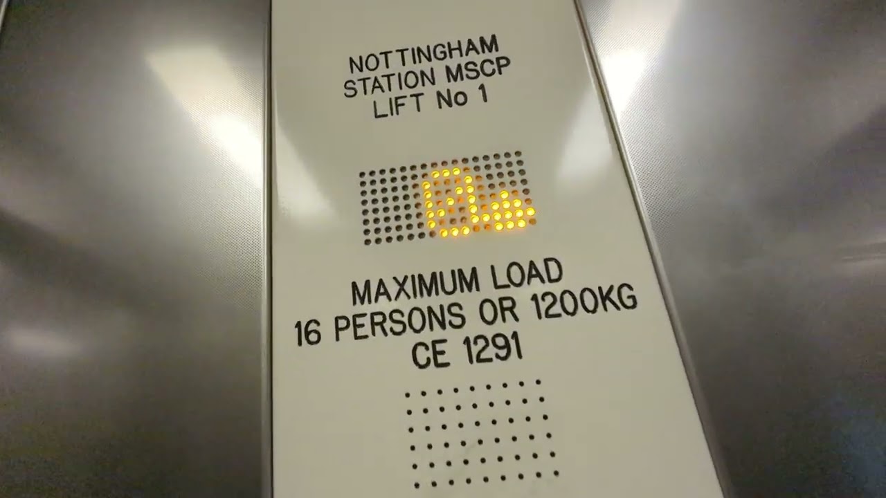 Rare Voice/ILE Orona hydraulic lifts @ Nottingham Station Multi Story