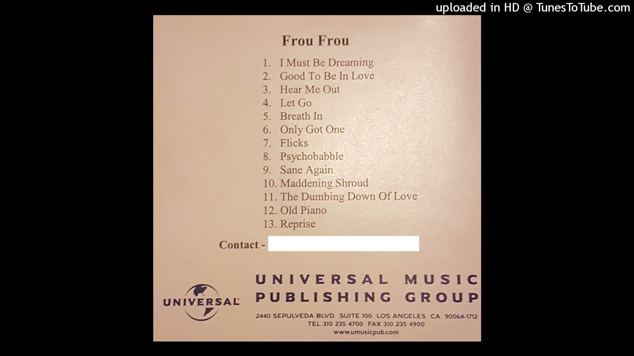 Frou Frou - Hear Me Out (2001 Demo)