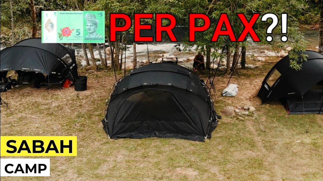 TERPALING Murah, RM 5 saja?!?! Sabah Camping Campsite Malaysia