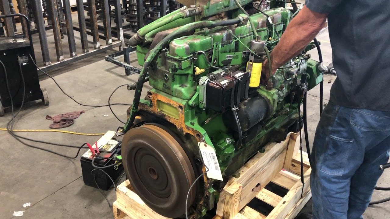 John Deere 6466 466cuin 7.6L Running Engine for Sale!