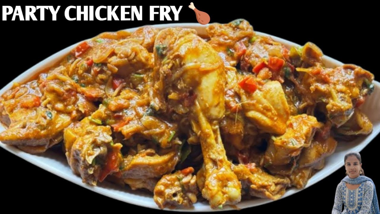 ಪಾರ್ಟಿ ಚಿಕನ್ ರೆಸಿಪಿ l chicken fry recipe in kannada l chicken recipes in kannada l chicken recipes