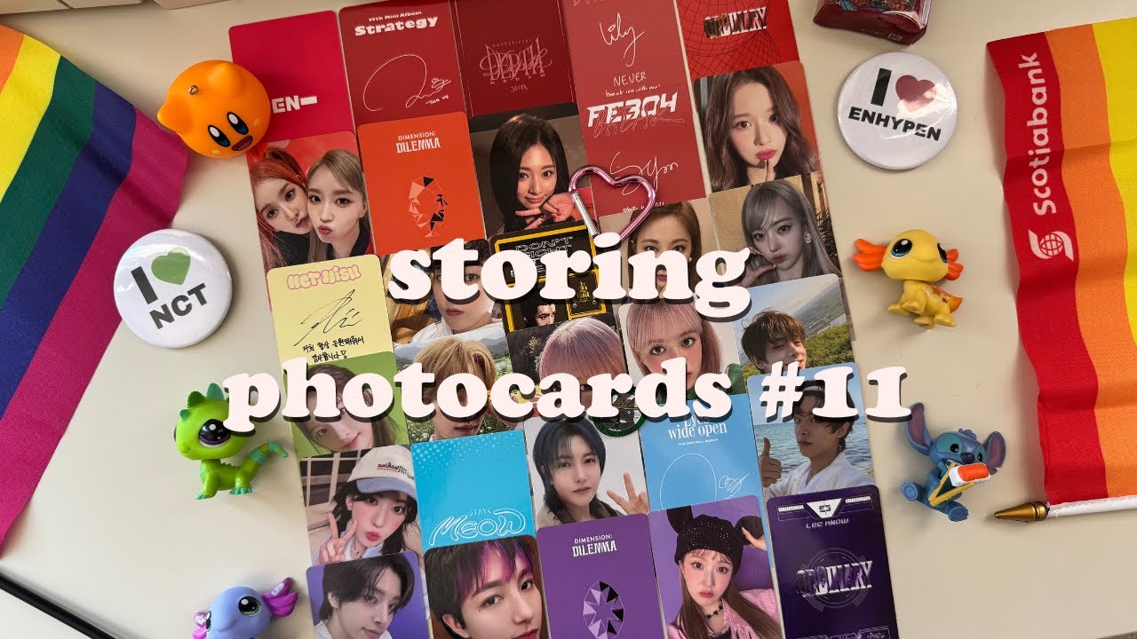 storing photocards #11! nmixx, enhypen, & twice! ☆