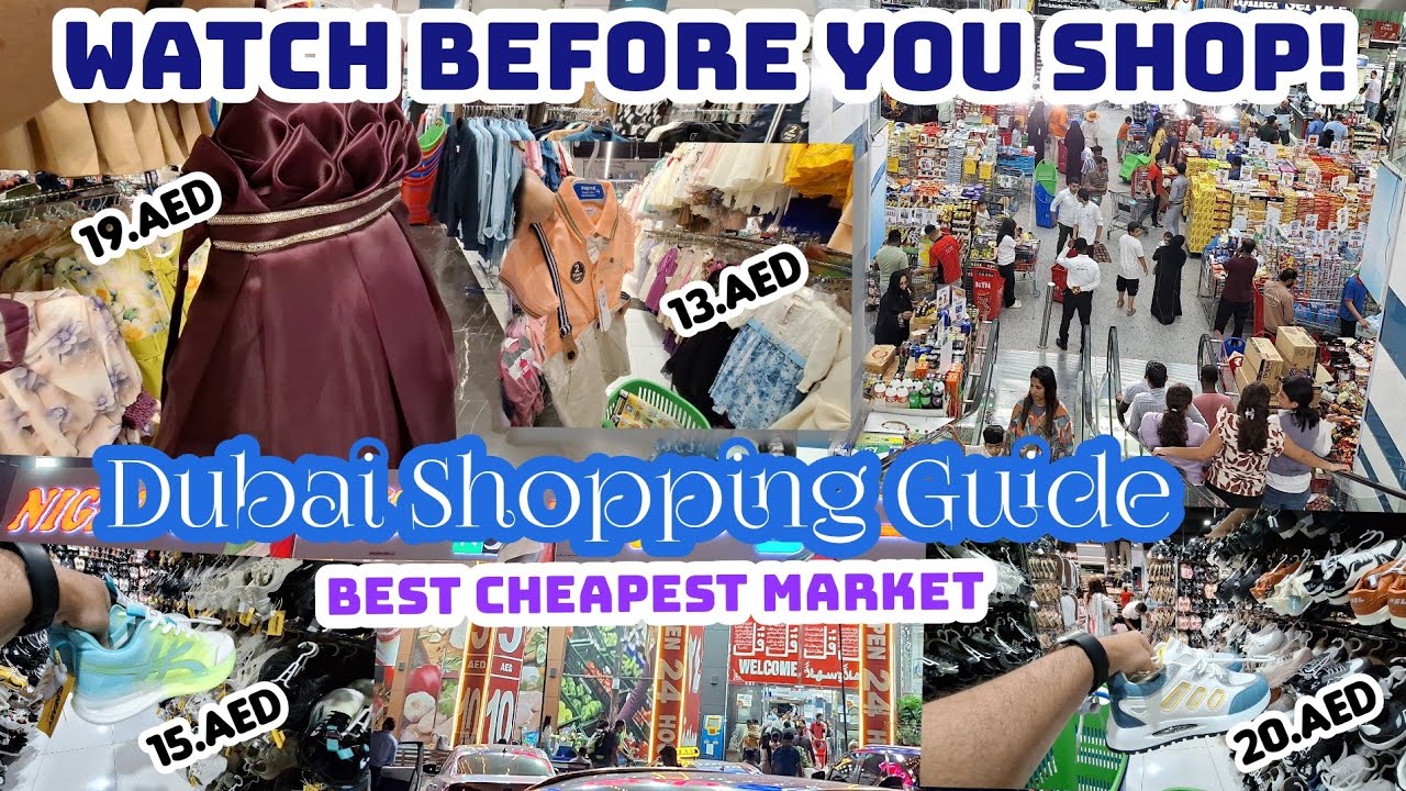 WATCH BEFORE YOU SHOP! Shopping Guide 2025 Dubai Best cheapest Market (Night To Night Sharjah)
