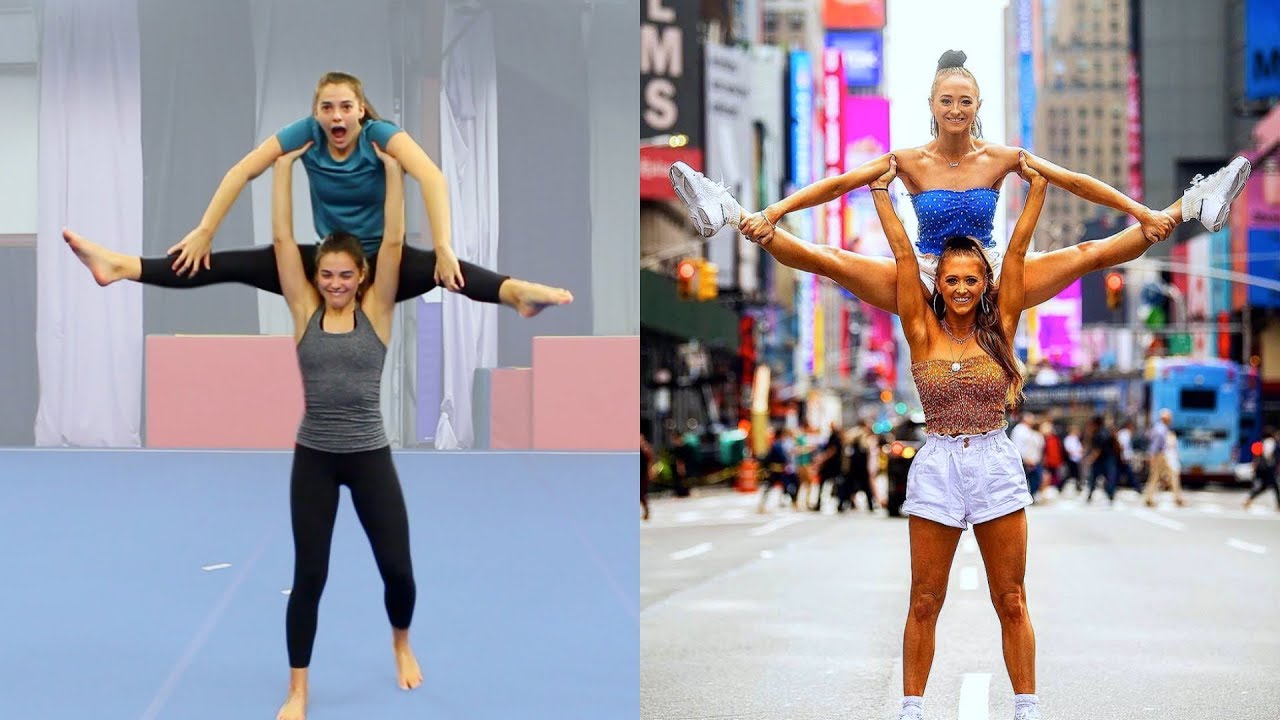 Trying the Rybka Twins' Acro Stunts
