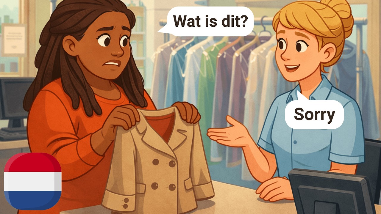 Dutch For Beginners (With Subtitles) | A1-A2 | Customer Problems
