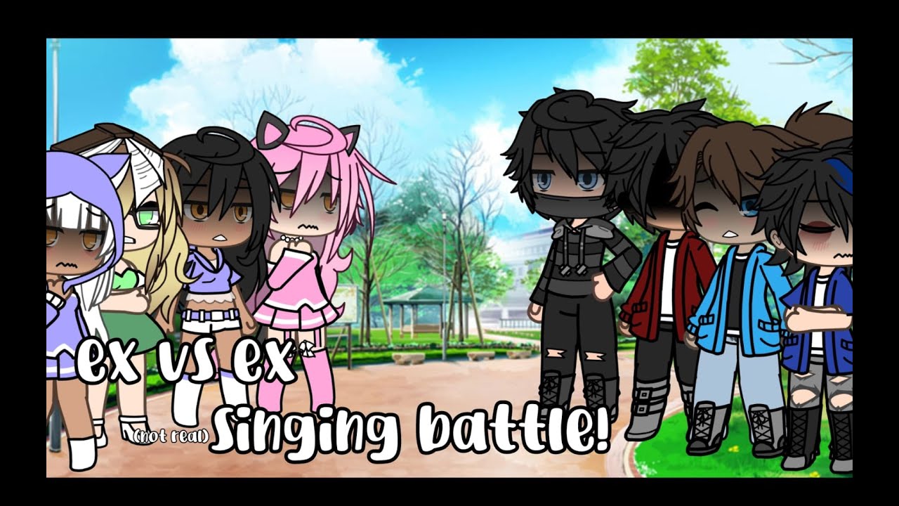 ex vs ex singing battle! | aphmau | gacha
