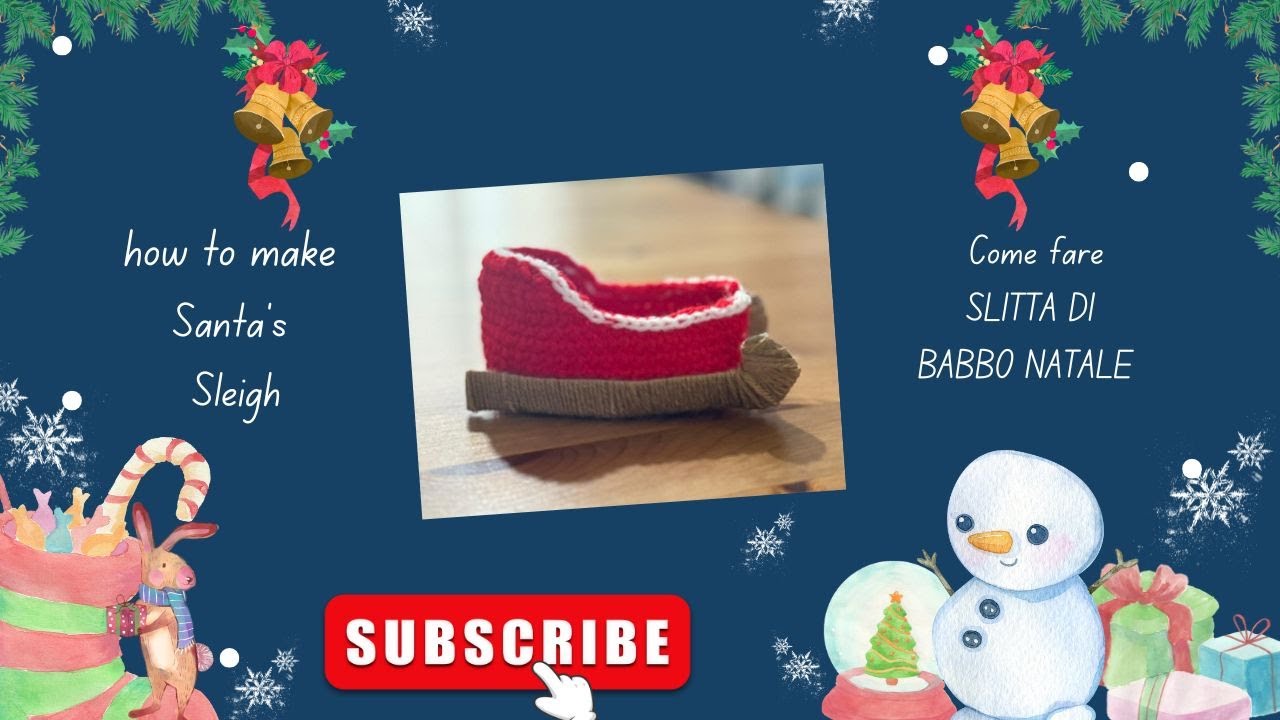 Come fare la Slitta di Babbo Natale ( with english sub)