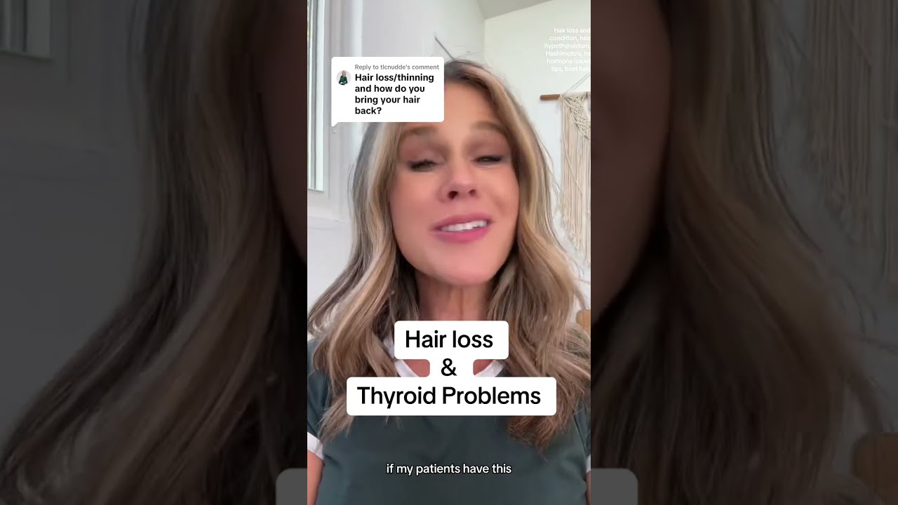 How can I fix hair loss with a thyroid problem?