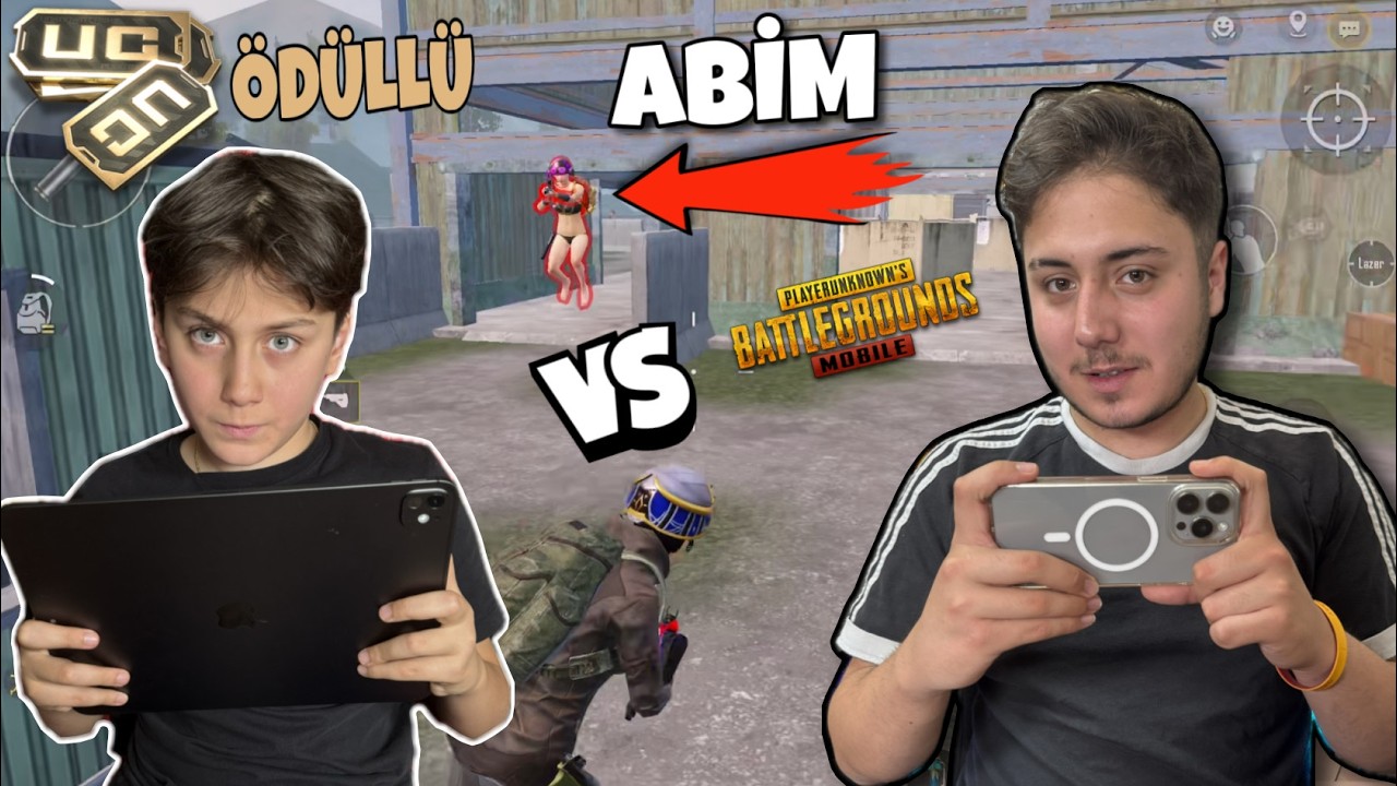 ABİMLE PUBG MOBİLE DA VS ATTIK !! UC ÖDÜLLÜ (NİHAİ SET ÇIKARDIK)