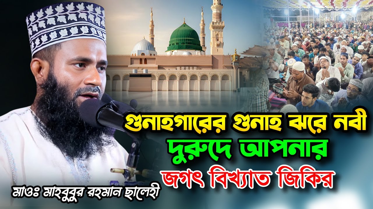 জগত বিখ্যাত জিকির গুনাহগারের গুনাহ ঝরে নবী দুরুদে আপনার | JIKIR 2025 | mahbubur rohman salehi jikir