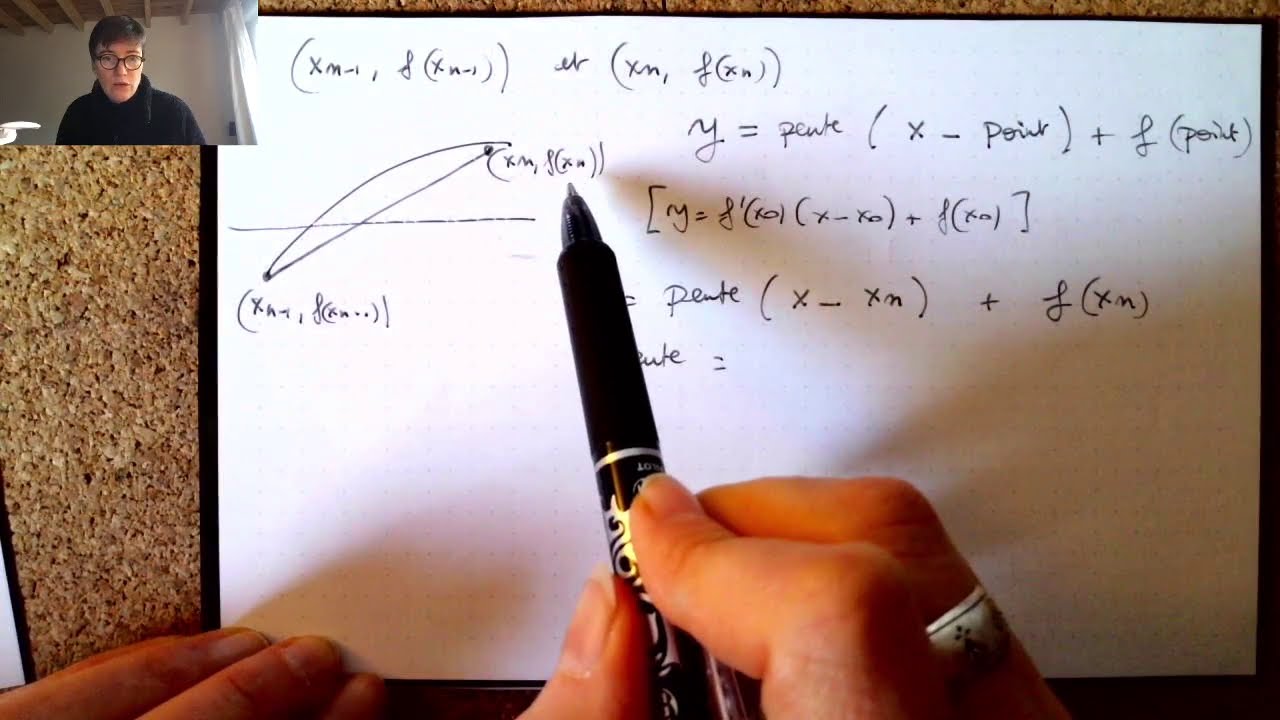 Résolution numérique des équations non linéaires : méthode de la sécante [Analyse numérique]