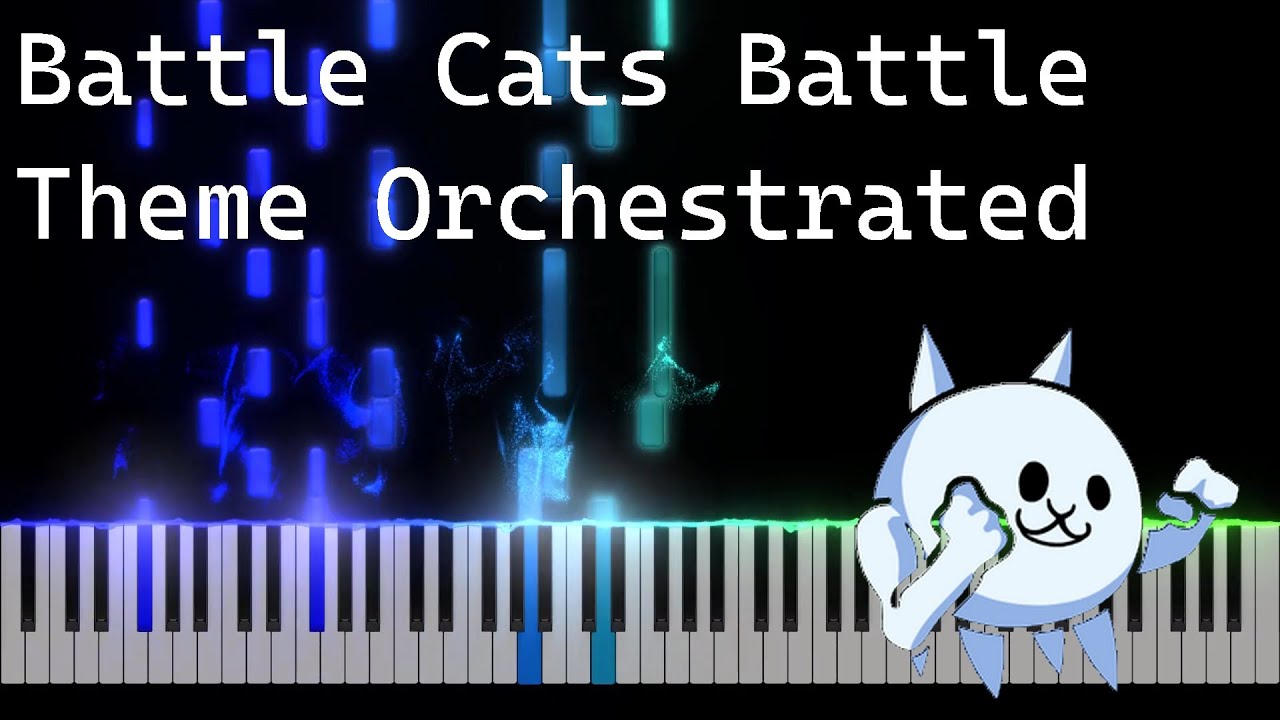 Battle Cats Battle - Theme Orchestrated (IMPOSSIBLE) Piano Tutorial [Nivek.Piano]