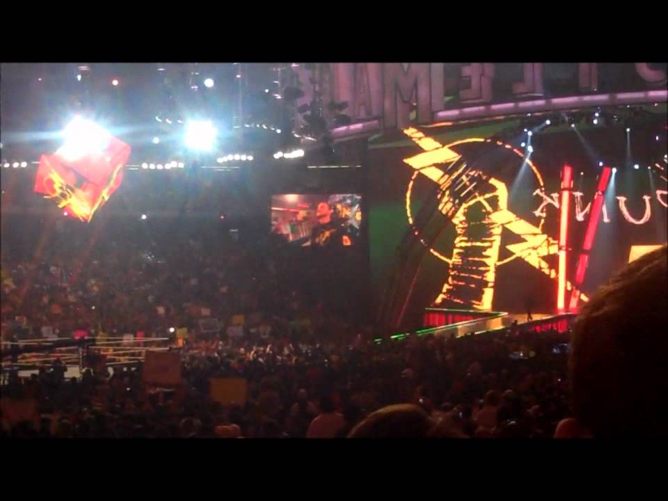 CM Punk Entrance at WM27 (This Fire Theme)