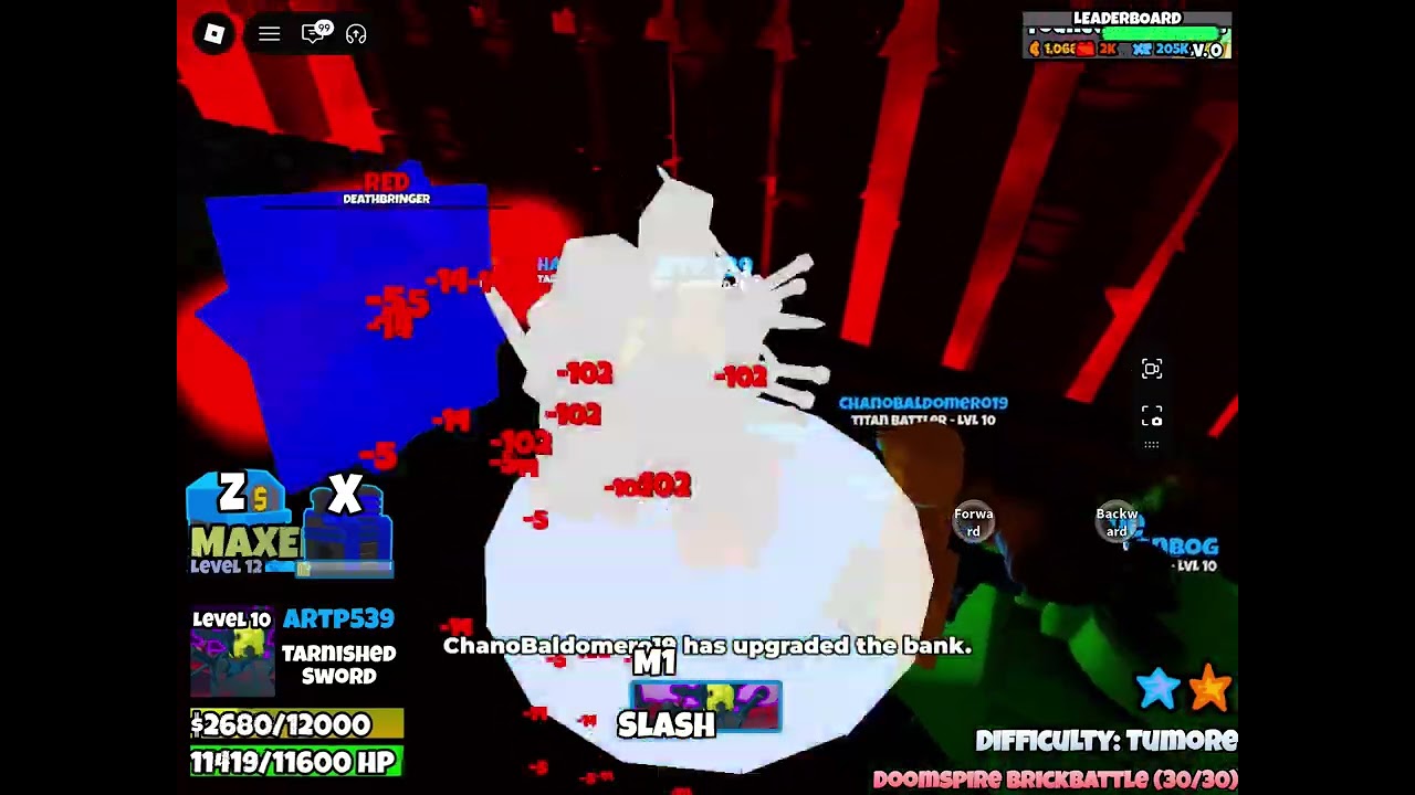 Getting Tumored battler
