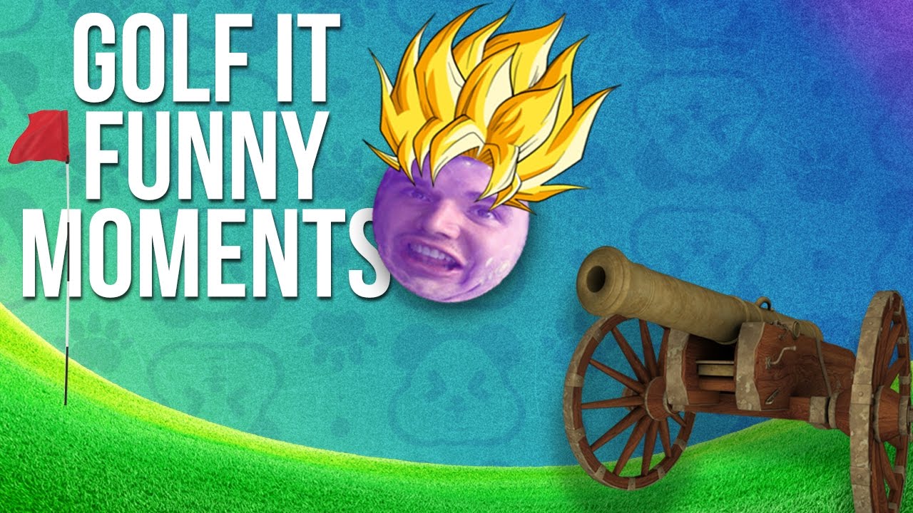 The Great Super Saiyan Golf Rage - GOLF IT FUNNY MOMENTS