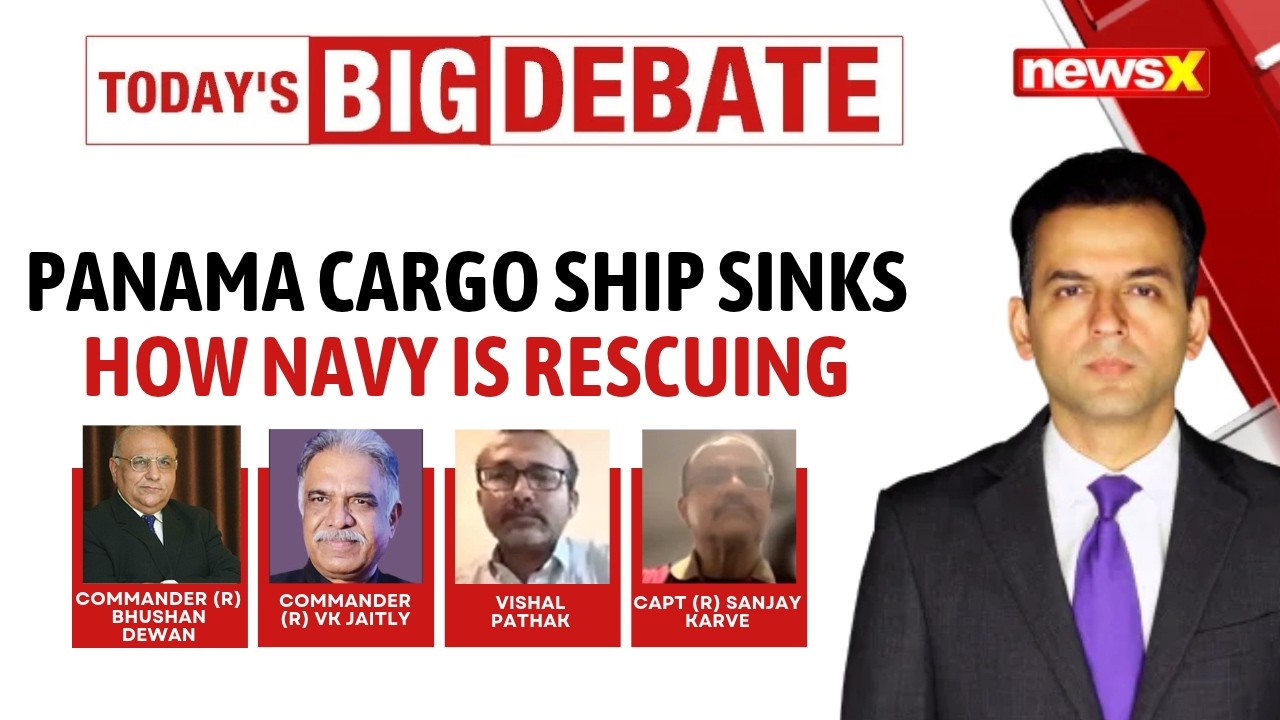 Panama-Flagged Cargo Vessel Sinks Off Odisha Coast |  Search Operations Underway For 22 Missing Crew