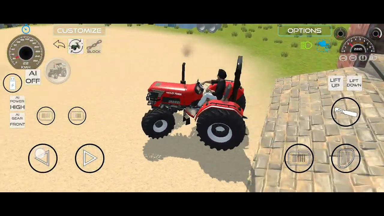 Motified tractor game Indian vehicles simulator 3d #subscribe #3d #tractor #tractors 