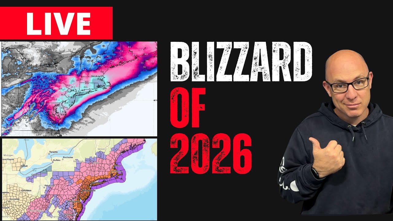 Historic Blizzard Outlook is Worse Today - Live Model Analysis
