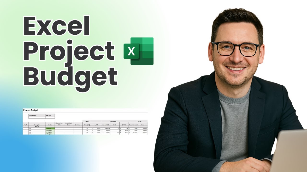 Как создать бюджет проекта в Excel
