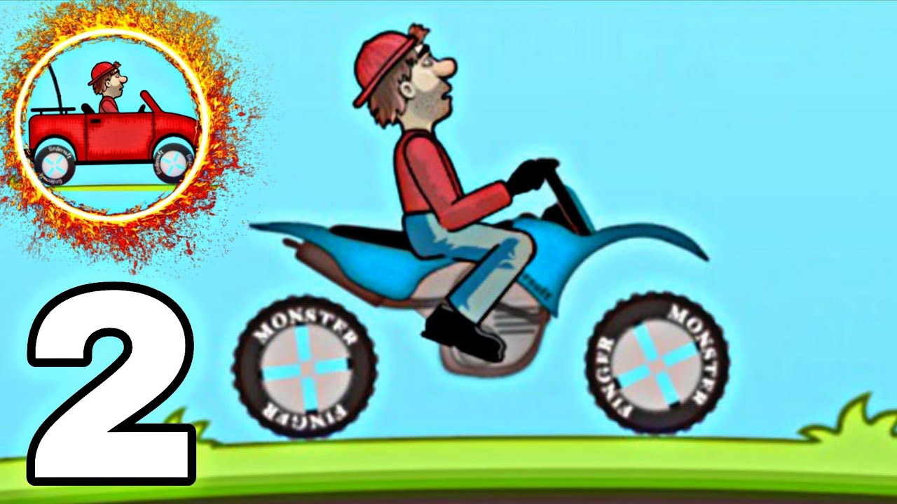 Hill Climb Racing - Gameplay Walkthrough Part 2 - Motocross Bike (iOS, Android)#trending #sgravi