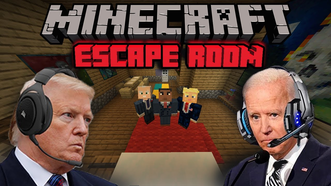 US Presidents Play Minecraft Escape Room