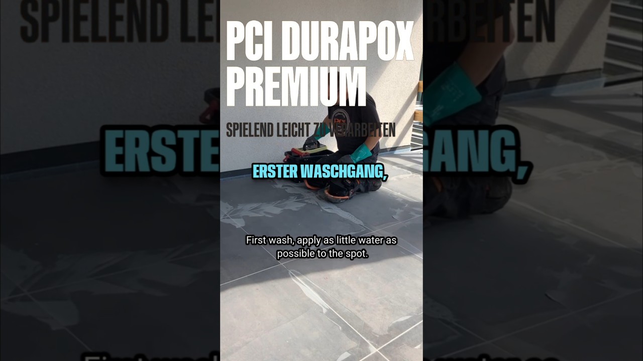 PCI DURAPOX PREMIUM - erster Waschgang 3/4