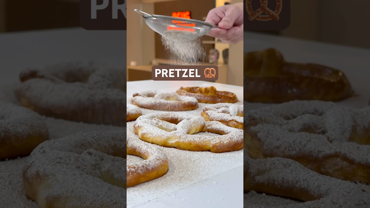 PRETZELS 🥨 #receitas #pretzel #paravoce #receitafacil
