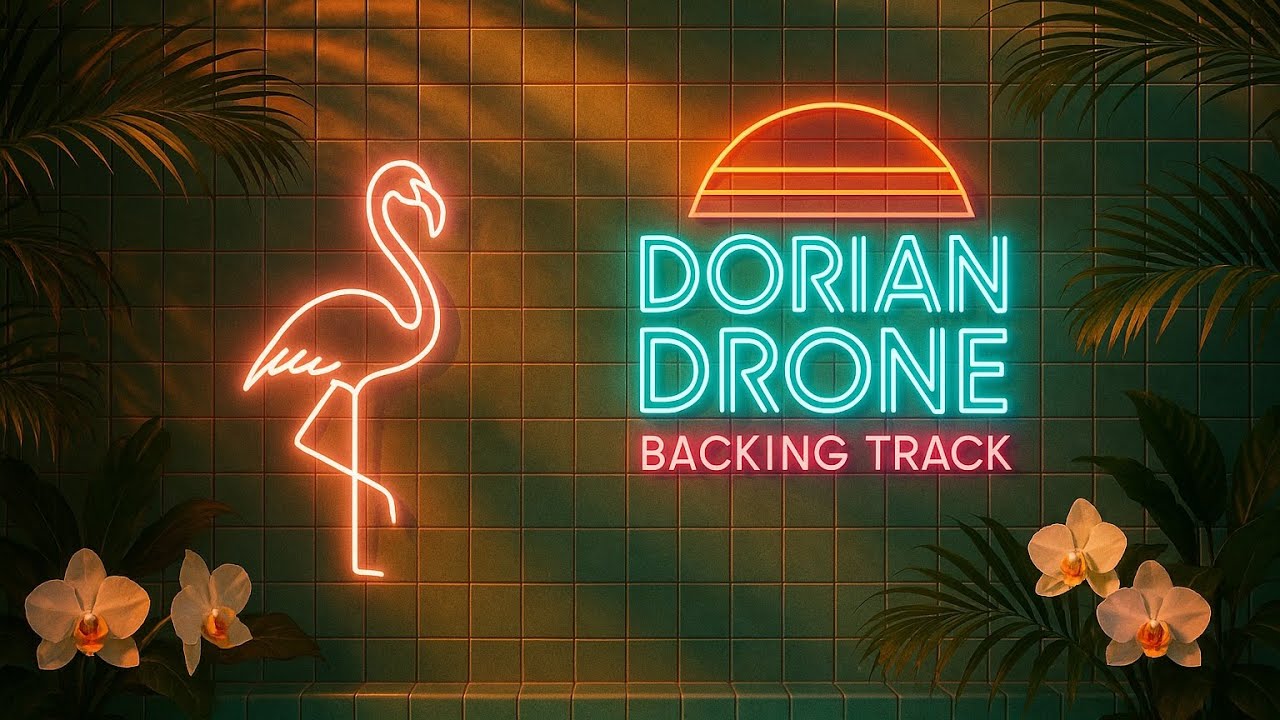 D Dorian Drone - Dm13 Synth Pad Jam Track | Backing Track for Musicians