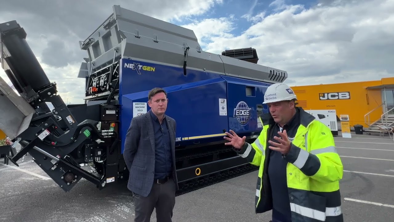Edge Innovate talk shredder design, Stage V Caterpillar Engines & global backup through Cat dealers