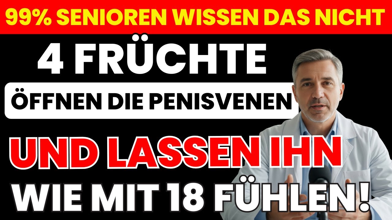 Urologe: 4 Fr&uuml;chte f&uuml;r bessere Durchblutung & Intimit&auml;t ab 60 | Senioren Gesundheit