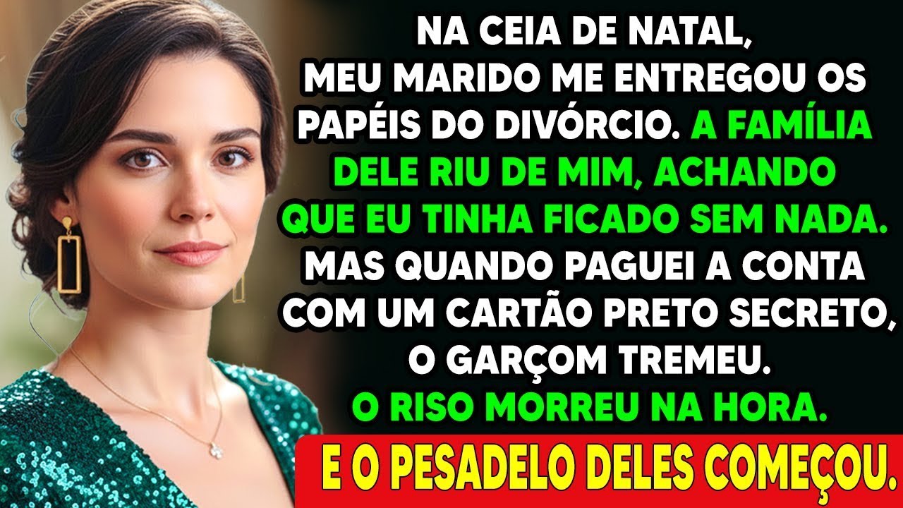 Meu marido pediu o divórcio na noite de Natal… então revelei um cartão preto secreto
