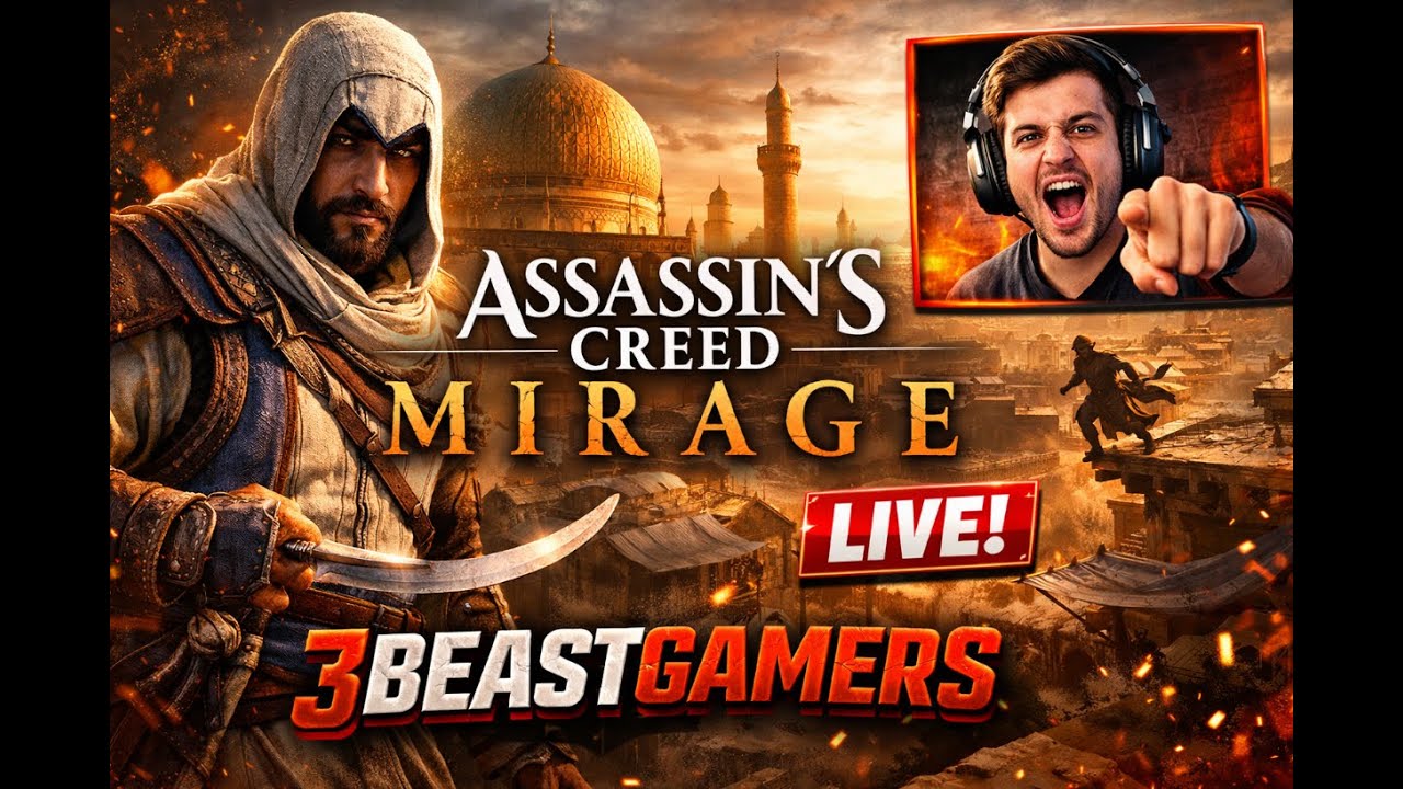 ASSASSIN'S CREED MIRAGE  ll  DAY 18 II 3 BEAST GAMERS