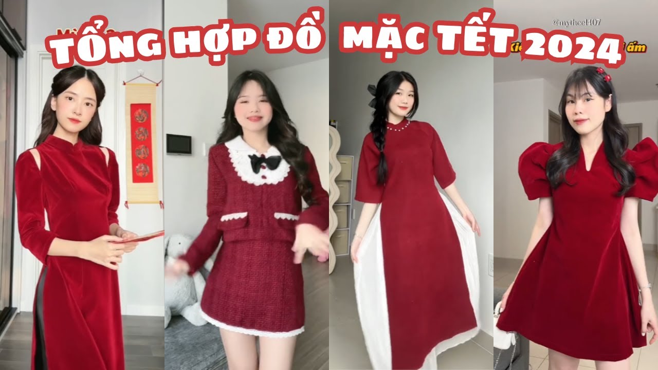 [Shopee Haul] Những Outfit diện Tết 2024| Sắm đồ mặc tết 2024