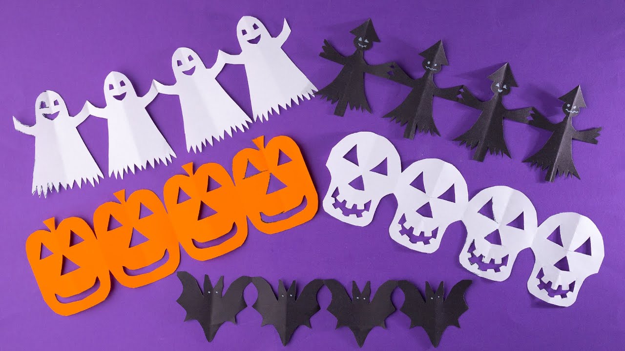 Paper Cutting Design🎃Halloween decorations DIY with paper easy [Tutorial]