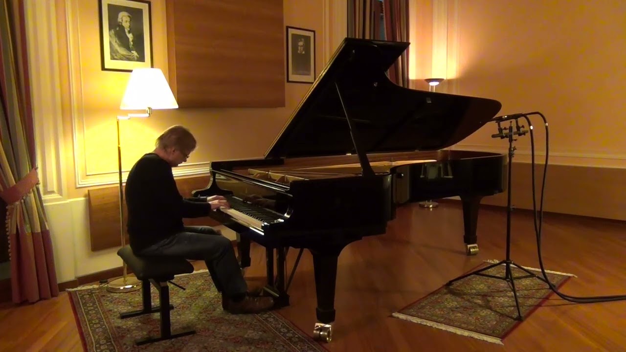 Iiro Rantala plays Steinway Grand Piano at Tau Records Recording Room with Ars Aures loudspeakers