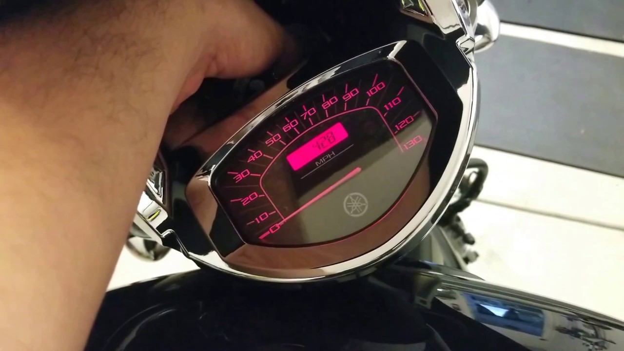 Yamaha V Star motorcycle time clock adjustment 1300 950 650 250 vulcan
