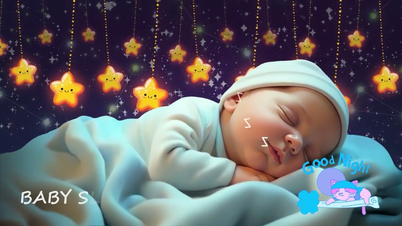 Baby Sleep Music for Instant Relaxation 💤 Mozart & Brahms Lullaby | Sleep in 3 Minutes