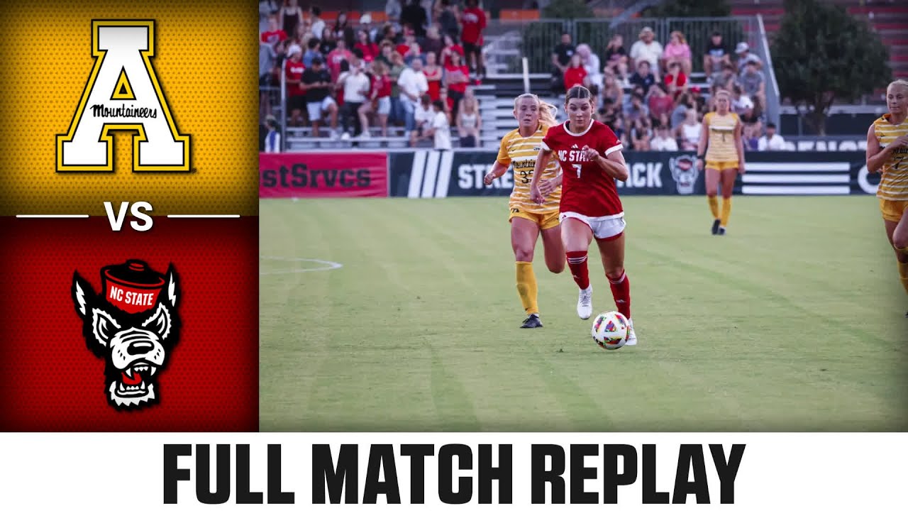 App State vs. NC State Full Match Replay | 2024 ACC Women's Soccer